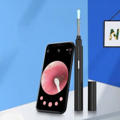 URSUS Caméra D'Inspection Otoscope Oreille ,cure-oreille Visuel Wifi, Endoscope Auriculaire Lumineux, Outil De Nettoyage Du Conduit Auditif, Noir - Publicité URSUS Caméra D'Inspection Otoscope Oreille ,cure-oreille Visuel Wifi, Endoscope Auriculaire Lumineux, Outil De Nettoyage Du Conduit Auditif, Noir - Publicité