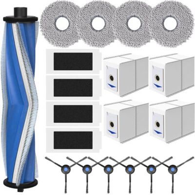 OEM Kit De Rechange Pour Ecovacs Deebot T30 Omni/pro/max : Brosse Principale De Qualité Supérieure, Filtre Hepa, Chiffons En Microfibre Et Sac À Poussière – Performances De Nettoyage Optimales, Réutilisab - Publicité OEM Kit De Rechange Pour Ecovacs Deebot T30 Omni/pro/max : Brosse Principale De Qualité Supérieure, Filtre Hepa, Chiffons En Microfibre Et Sac À Poussière – Performances De Nettoyage Optimales, Réutilisab - Publicité