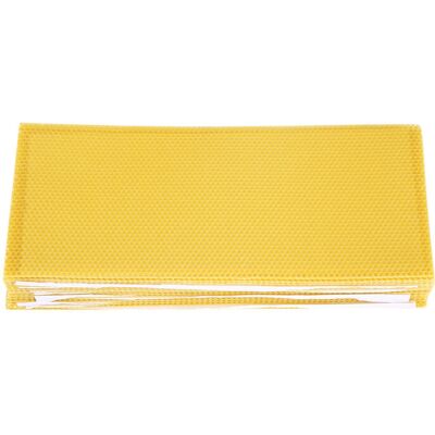 OEM 30 Pcs Feuilles De Miel D'Abeille/fond De Cire De Ruche/peigne De Miel De Ruche Ciré/équipement D'Apiculture/peigne D'Abeille/cadre De Miel/fondation De Cellule De Rite - Publicité OEM 30 Pcs Feuilles De Miel D'Abeille/fond De Cire De Ruche/peigne De Miel De Ruche Ciré/équipement D'Apiculture/peigne D'Abeille/cadre De Miel/fondation De Cellule De Rite - Publicité