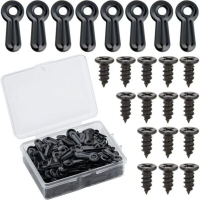 OEM Royaluxe-100 Pièces Attaches À Bouton Tournant Pour Cadre Photo Et 100 Pièces Tête Plate Vis De Suspension Pour Cadre Photo, Repasser Loquet Bouton Tournant Pour Cadres Photo Clips Support (noir) - Publicité OEM Royaluxe-100 Pièces Attaches À Bouton Tournant Pour Cadre Photo Et 100 Pièces Tête Plate Vis De Suspension Pour Cadre Photo, Repasser Loquet Bouton Tournant Pour Cadres Photo Clips Support (noir) - Publicité