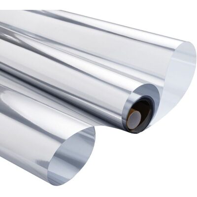OEM Film Fenetre Anti Regard Film Miroir Sans Tain Anti Chaleur Anti Uv Électrostatique Protection De La Vie Privée Pour Fenetre De Bureau Maison Magasin 40×200cm Argent - Publicité OEM Film Fenetre Anti Regard Film Miroir Sans Tain Anti Chaleur Anti Uv Électrostatique Protection De La Vie Privée Pour Fenetre De Bureau Maison Magasin 40×200cm Argent - Publicité