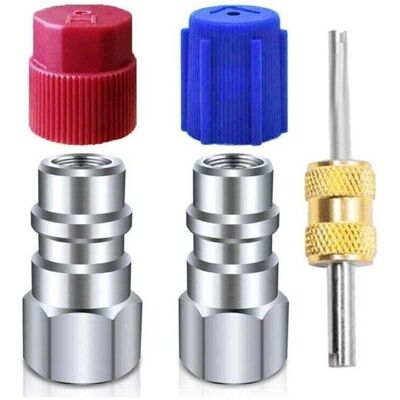 OEM Kit Conversion R12 Vers R134a Adaptateur Raccord Ac 1 4 Pouce Système Réfrigérant Automatique - Publicité OEM Kit Conversion R12 Vers R134a Adaptateur Raccord Ac 1 4 Pouce Système Réfrigérant Automatique - Publicité