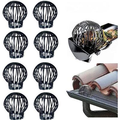 OEM Lot De 8 Crapaudines Pour Gouttière Protections De Gouttière 12 X 14cm(diamètre X Hauteur), Filtre À Gouttière Pour Maison Avant Toit Fossé Égout Tuyau De Descente - Publicité OEM Lot De 8 Crapaudines Pour Gouttière Protections De Gouttière 12 X 14cm(diamètre X Hauteur), Filtre À Gouttière Pour Maison Avant Toit Fossé Égout Tuyau De Descente - Publicité