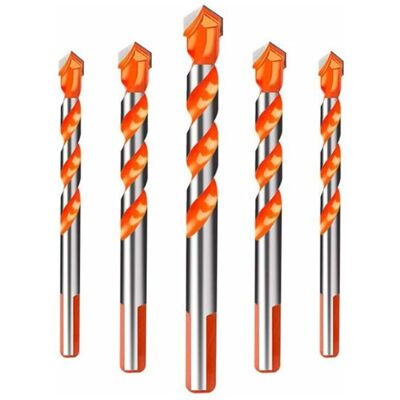 OEM ( 6/6/8/10/12mm) 5pcs Triangle Buster Multipurpose Shank Carbide Drill Bits, Triangle Buster Shank Drill Bits For Concrete, Brick, Glass, Plastic And Wood - Publicité OEM ( 6/6/8/10/12mm) 5pcs Triangle Buster Multipurpose Shank Carbide Drill Bits, Triangle Buster Shank Drill Bits For Concrete, Brick, Glass, Plastic And Wood - Publicité