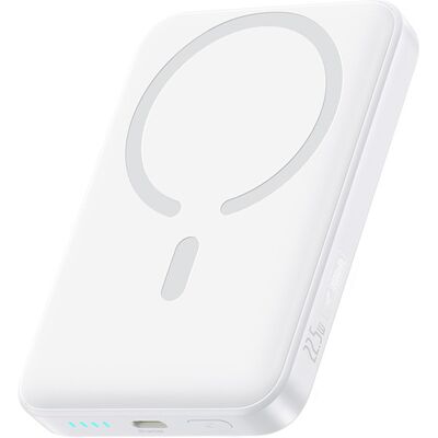 OEM Batterie Externe Sans Fil Magsafe Enerfill Fm11 10 000 Mah 22,5 W Avec Câble Usb-c De 30 Cm - Blanche - Publicité OEM Batterie Externe Sans Fil Magsafe Enerfill Fm11 10 000 Mah 22,5 W Avec Câble Usb-c De 30 Cm - Blanche - Publicité