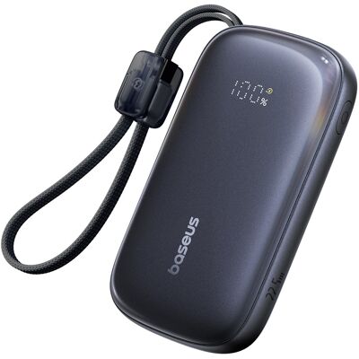 OEM Batterie Externe 10 000 Mah 22,5 W Avec Écran Et Câble Détachable - Noire - Publicité OEM Batterie Externe 10 000 Mah 22,5 W Avec Écran Et Câble Détachable - Noire - Publicité