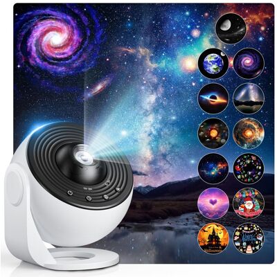 OEM Projecteur Ciel Etoile, 13 En 1 Planetarium Projecteur, 4k Hd Projecteurs Galaxie Avec Réglable Angle Et Focale Fonction Timing, Rotatif 360° Projecteurs Etoiles Plafond Pour Décoration Chambre - Publicité OEM Projecteur Ciel Etoile, 13 En 1 Planetarium Projecteur, 4k Hd Projecteurs Galaxie Avec Réglable Angle Et Focale Fonction Timing, Rotatif 360° Projecteurs Etoiles Plafond Pour Décoration Chambre - Publicité