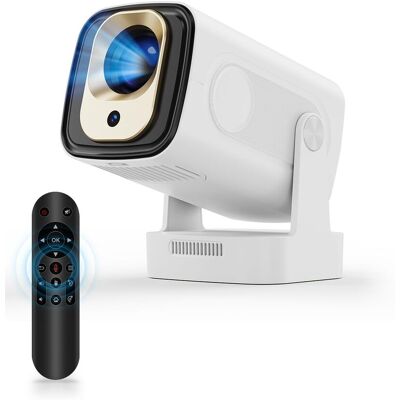 OEM Vidéoprojecteur 4k, Mini Projecteur Portable Rétroprojecteur Avec Wifi6 Bt5.4, Rotation 180° Projecteur Video Cinéma Maison Mise Au Point Automatique, Remote Air Mouse, Vocale - Publicité OEM Vidéoprojecteur 4k, Mini Projecteur Portable Rétroprojecteur Avec Wifi6 Bt5.4, Rotation 180° Projecteur Video Cinéma Maison Mise Au Point Automatique, Remote Air Mouse, Vocale - Publicité