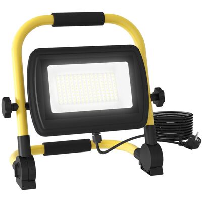 OEM Projecteur Led Jaune, 4250 Lumens, Ip65, 6500 K, Résistant Aux Intempéries, Réglable Et Portable, 25,5 X 16 X 25,5 Cm - Publicité OEM Projecteur Led Jaune, 4250 Lumens, Ip65, 6500 K, Résistant Aux Intempéries, Réglable Et Portable, 25,5 X 16 X 25,5 Cm - Publicité
