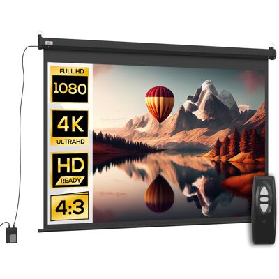 OEM Écran Vidéoprojecteur Motorisé 84 Pouces 4:3 4k Hd Télécommande - Publicité OEM Écran Vidéoprojecteur Motorisé 84 Pouces 4:3 4k Hd Télécommande - Publicité