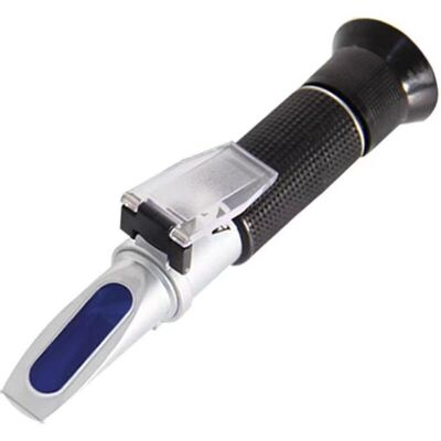 ENOWELIR Réfractomètre Portable Brix 0-32 % Pour Mesurer Le Taux De Sucre Dans Miel, Confitures, Jus, Boissons Et Vin - Publicité ENOWELIR Réfractomètre Portable Brix 0-32 % Pour Mesurer Le Taux De Sucre Dans Miel, Confitures, Jus, Boissons Et Vin - Publicité