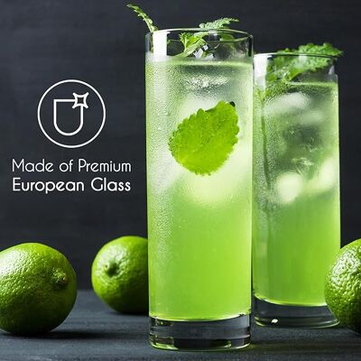 OEM 100% Sans Plomb 360 Ml Long Drink Cup, Verre À Jus, Haut Pied Cocktail Cup, Hiball Cup, Verre Highball, Verre À Cocktail, Mojito Cup - Publicité OEM 100% Sans Plomb 360 Ml Long Drink Cup, Verre À Jus, Haut Pied Cocktail Cup, Hiball Cup, Verre Highball, Verre À Cocktail, Mojito Cup - Publicité