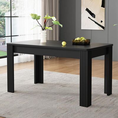 OEM Esstisch, Moderner Esstisch, Stabiler Esstisch, Vierbeiniger Tisch, Rechteckiger Esstisch, Kaffee-lounge-tisch, Moderner Einfacher Esstisch, Schwarz, (old Sku: N634p215552s) - Publicité OEM Esstisch, Moderner Esstisch, Stabiler Esstisch, Vierbeiniger Tisch, Rechteckiger Esstisch, Kaffee-lounge-tisch, Moderner Einfacher Esstisch, Schwarz, (old Sku: N634p215552s) - Publicité