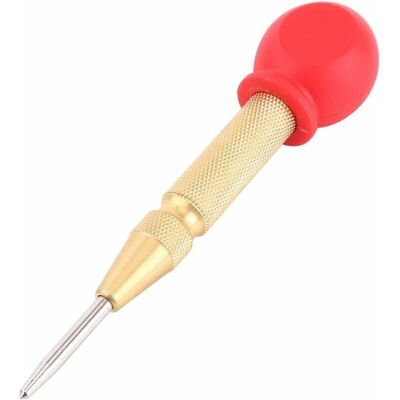 OEM Outil De Pointeau Automatique Center Punch Automatique, 5 Pouces Pointeau Automatique Force Règlable Mèche Avec Capuchon De Coussin(doré) - Publicité OEM Outil De Pointeau Automatique Center Punch Automatique, 5 Pouces Pointeau Automatique Force Règlable Mèche Avec Capuchon De Coussin(doré) - Publicité