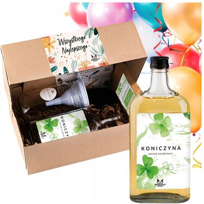 OEM Coffret Cadeau Whisky Whiskey Clover 500ml Pour Papa, Grand-père, Homme - Publicité OEM Coffret Cadeau Whisky Whiskey Clover 500ml Pour Papa, Grand-père, Homme - Publicité