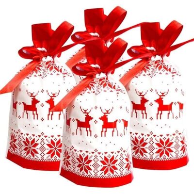 FOGSHIELD Sacs Cadeaux De Noël Avec Rubans 50 Pièces Sacs Cadeaux De Noël Avec Cordes Sacs Cadeaux De Noël Pour Bonbons Et Biscuits - Publicité FOGSHIELD Sacs Cadeaux De Noël Avec Rubans 50 Pièces Sacs Cadeaux De Noël Avec Cordes Sacs Cadeaux De Noël Pour Bonbons Et Biscuits - Publicité