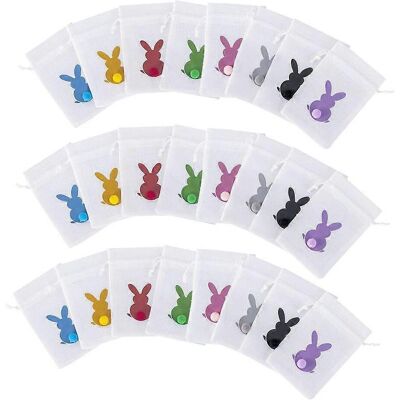 RDTD 24 Sachets Cadeaux De Pâques Pour Biscuits, Beignets Et Bonbons, Petits Jouets - Publicité RDTD 24 Sachets Cadeaux De Pâques Pour Biscuits, Beignets Et Bonbons, Petits Jouets - Publicité