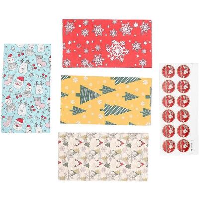 LAVVE 24 Sachets Cadeaux De Bonbons Et Biscuits De Noël Pour Mariages Et Fêtes - Publicité LAVVE 24 Sachets Cadeaux De Bonbons Et Biscuits De Noël Pour Mariages Et Fêtes - Publicité