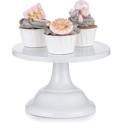 LAVVE Présentoir À Gâteaux Blanc Rond De 20 Cm Pour Mariage, Desserts Et Cupcakes. Idéal Pour Le Thé De L'Après-midi, Les Anniversaires, Les Fêtes Prénatales Et Les Gâteaux De Noël. Publicité LAVVE Présentoir À Gâteaux Blanc Rond De 20 Cm Pour Mariage, Desserts Et Cupcakes. Idéal Pour Le Thé De L'Après-midi, Les Anniversaires, Les Fêtes Prénatales Et Les Gâteaux De Noël. Publicité