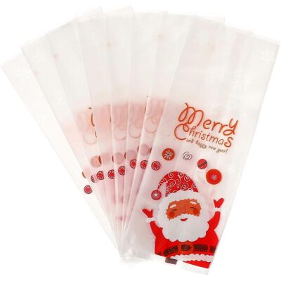 LISATR 50 Sachets Cadeaux De Noël, Sacs À Bonbons, Sachets À Biscuits, Pochettes Pour Cadeaux De Fête, Sacs À Friandises, Sacs À Biscuits Père Noël-50pcs - Publicité LISATR 50 Sachets Cadeaux De Noël, Sacs À Bonbons, Sachets À Biscuits, Pochettes Pour Cadeaux De Fête, Sacs À Friandises, Sacs À Biscuits Père Noël-50pcs - Publicité