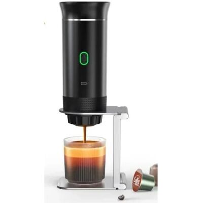 OEM 1 Machine À Café Portable 3 En 1, Pression 20 Bars, Compatible Capsules & Café Moulu, Idéale Voyage Camping Bureau - Publicité OEM 1 Machine À Café Portable 3 En 1, Pression 20 Bars, Compatible Capsules & Café Moulu, Idéale Voyage Camping Bureau - Publicité