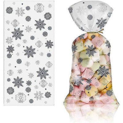 YUDO 50 Sachets Cadeaux Transparents En Pvc Avec Motif Père Noël, Sapin Et Renne, Parfaits Pour Emballer Des Bonbons, Des Biscuits Et Autres Gourmandises.-style9 - Publicité YUDO 50 Sachets Cadeaux Transparents En Pvc Avec Motif Père Noël, Sapin Et Renne, Parfaits Pour Emballer Des Bonbons, Des Biscuits Et Autres Gourmandises.-style9 - Publicité