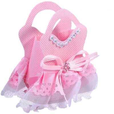 LISATR Lot De 12 Sacs Cadeaux De Luxe Pour Bonbons, Biscuits Et Autres Gourmandises (rose)-pink - Publicité LISATR Lot De 12 Sacs Cadeaux De Luxe Pour Bonbons, Biscuits Et Autres Gourmandises (rose)-pink - Publicité