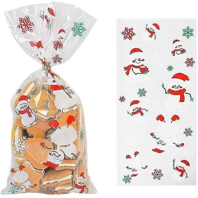 YUDO 50 Sachets Cadeaux Transparents En Pvc Avec Motif Père Noël, Sapin Et Renne, Parfaits Pour Emballer Des Bonbons, Des Biscuits Et Autres Gourmandises.-style7 - Publicité YUDO 50 Sachets Cadeaux Transparents En Pvc Avec Motif Père Noël, Sapin Et Renne, Parfaits Pour Emballer Des Bonbons, Des Biscuits Et Autres Gourmandises.-style7 - Publicité