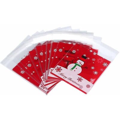 FATRD Sachets De 200 Pièces Pour Bonbons De Noël, Biscuits Et Autres Gourmandises À Offrir - Publicité FATRD Sachets De 200 Pièces Pour Bonbons De Noël, Biscuits Et Autres Gourmandises À Offrir - Publicité