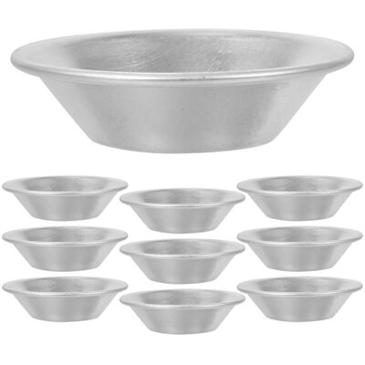 LISATR 10 Moules À Tartelettes Aux Œufs Antiadhésifs En Alliage D'Aluminium, Pour Mini-tartes, Cupcakes, Gâteaux, Muffins, Biscuits Et Puddings.-7.30x7.30x2.30cm - Publicité LISATR 10 Moules À Tartelettes Aux Œufs Antiadhésifs En Alliage D'Aluminium, Pour Mini-tartes, Cupcakes, Gâteaux, Muffins, Biscuits Et Puddings.-7.30x7.30x2.30cm - Publicité