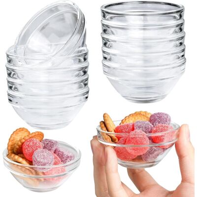 OEM Ensemble De 10 Petits Bols En Verre De 75 Ml, Parfaits Pour Les Sauces, Les Épices, Les Confitures, La Sauce Soja Et Les Amuse-gueules. Empilables Et Réutilisables. Publicité OEM Ensemble De 10 Petits Bols En Verre De 75 Ml, Parfaits Pour Les Sauces, Les Épices, Les Confitures, La Sauce Soja Et Les Amuse-gueules. Empilables Et Réutilisables. Publicité