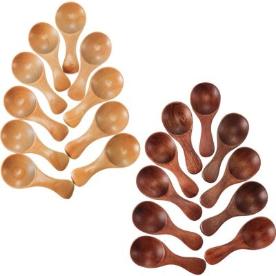 OEM 20 Petites Cuillères En Bois Pour Condiments : Sucre, Épices, Sel, Miel, Café, Thé, Confiture, Moutarde, Glace. Publicité OEM 20 Petites Cuillères En Bois Pour Condiments : Sucre, Épices, Sel, Miel, Café, Thé, Confiture, Moutarde, Glace. Publicité