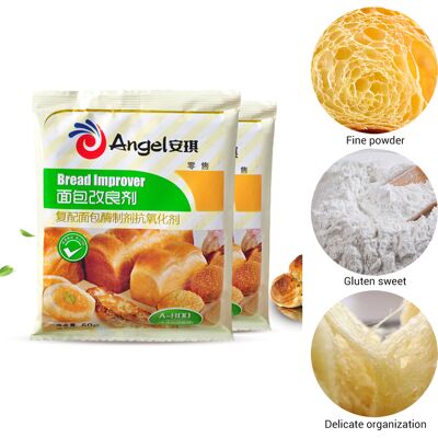 MCKENSA Améliorant Pour Pain 50 G, Levure Sèche, Agent De Charge, Ingrédients Pour La Cuisine Et La Pâtisserie - Publicité MCKENSA Améliorant Pour Pain 50 G, Levure Sèche, Agent De Charge, Ingrédients Pour La Cuisine Et La Pâtisserie - Publicité