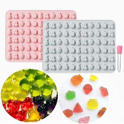OEM Deux Mini Moules À Bonbons Gélifiés Aux Fruits, Moules À Bonbons En Forme D'Animaux Marins, Moules À Bonbons En Silicone De Qualité Alimentaire Adaptés Au Chocolat, À La Gelée, Aux Glaçons, Aux Pralin - Publicité OEM Deux Mini Moules À Bonbons Gélifiés Aux Fruits, Moules À Bonbons En Forme D'Animaux Marins, Moules À Bonbons En Silicone De Qualité Alimentaire Adaptés Au Chocolat, À La Gelée, Aux Glaçons, Aux Pralin - Publicité