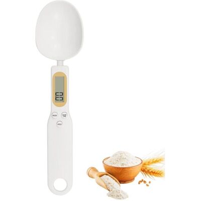 OEM Cuillère Doseuse Électronique Précision 0,1g-500g, 4 Unités Mesure, Idéale Poudres Médicaments Légumineuses, Écran Lcd Blanc -ulisem - Publicité OEM Cuillère Doseuse Électronique Précision 0,1g-500g, 4 Unités Mesure, Idéale Poudres Médicaments Légumineuses, Écran Lcd Blanc -ulisem - Publicité