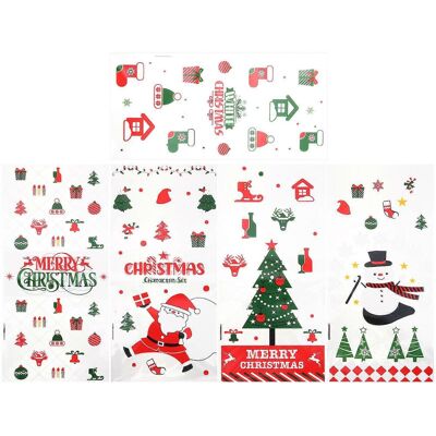 FATRD 100 Sachets Cadeaux Pour Bonbons De Noël, Biscuits Et Friandises Au Chocolat-27x13cm - Publicité FATRD 100 Sachets Cadeaux Pour Bonbons De Noël, Biscuits Et Friandises Au Chocolat-27x13cm - Publicité