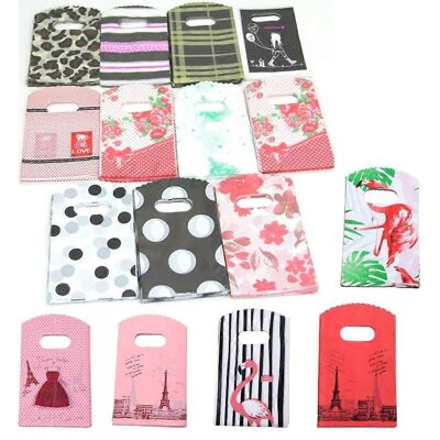 ALLAUVE Lot De 50 Petits Sacs En Plastique Pour Aliments, Café, Bonbons, Cupcakes - Publicité ALLAUVE Lot De 50 Petits Sacs En Plastique Pour Aliments, Café, Bonbons, Cupcakes - Publicité