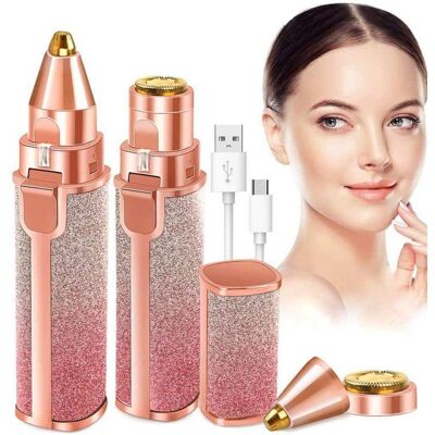 Tondeuse À Sourcils Électrique 2 En 1 Rechargeable Par Usb, Pour L'Épilation Du Corps Et Du Visage, Mini Épilateur En Forme De Rouge À Lèvres Pour Femmes, Motif Ciel Étoilé Coloré-aquaforge - Publicité Tondeuse À Sourcils Électrique 2 En 1 Rechargeable Par Usb, Pour L'Épilation Du Corps Et Du Visage, Mini Épilateur En Forme De Rouge À Lèvres Pour Femmes, Motif Ciel Étoilé Coloré-aquaforge - Publicité