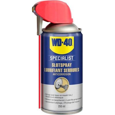 WD-40 Lubrifiant Wd40 Specialist Lock Spray Lubrification Protection Corrosion - Publicité WD-40 Lubrifiant Wd40 Specialist Lock Spray Lubrification Protection Corrosion - Publicité