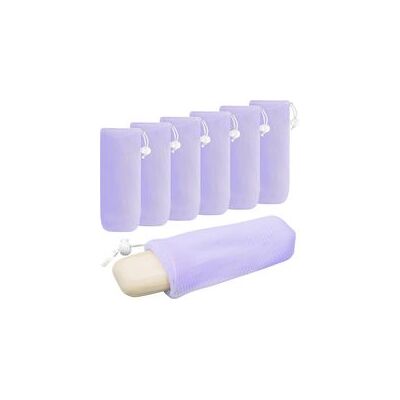 OEM Lot De 5 Sacs À Savon En Maille Pour Barres De Savon Porte-savon Exfoliant Moussant Et Séchant Pour Douche (violet) - Publicité OEM Lot De 5 Sacs À Savon En Maille Pour Barres De Savon Porte-savon Exfoliant Moussant Et Séchant Pour Douche (violet) - Publicité