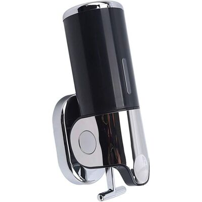 SANS MARQUE 1 Distributeur Savon Mural Avec Support Mural Pour Gel Douche, Shampoing, Savon Liquide, Nettoyant Noir 24x12x8 Cm/450 Ml - Publicité SANS MARQUE 1 Distributeur Savon Mural Avec Support Mural Pour Gel Douche, Shampoing, Savon Liquide, Nettoyant Noir 24x12x8 Cm/450 Ml - Publicité