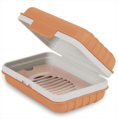 GRASSLIN 1 Porte-savon, Étanche, Portable, Voyage, Douche, Gym, Camping, Orange - Publicité GRASSLIN 1 Porte-savon, Étanche, Portable, Voyage, Douche, Gym, Camping, Orange - Publicité