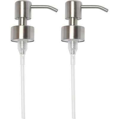 GRASSLIN 1 Tête De Pompe Acier Inoxydable, Finition Brossée, Tube 22 Cm, Pour Distributeur Savon Liquide - Publicité GRASSLIN 1 Tête De Pompe Acier Inoxydable, Finition Brossée, Tube 22 Cm, Pour Distributeur Savon Liquide - Publicité
