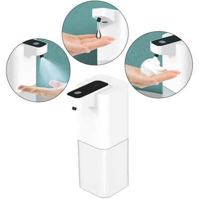 OEM Distributeur De Savon Automatique De 14 Oz 400 Ml, Distributeur De Savon Haute Capacité Équipé D'Un Capteur De Mouvement Infrarouge Adapté À La Salle De Bain (couleur : Mousse Mousse) - Publicité OEM Distributeur De Savon Automatique De 14 Oz 400 Ml, Distributeur De Savon Haute Capacité Équipé D'Un Capteur De Mouvement Infrarouge Adapté À La Salle De Bain (couleur : Mousse Mousse) - Publicité