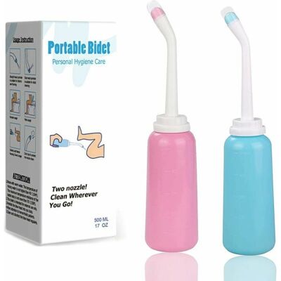 OEM 2 X Bidet De Voyage Bidet Portable Avec 500 Ml De Grande Capacité D'Eau Bidet De Douche Intime Pour Bébé, Femme Ou Patients Alités,fonepro, Ensoleillé - Publicité OEM 2 X Bidet De Voyage Bidet Portable Avec 500 Ml De Grande Capacité D'Eau Bidet De Douche Intime Pour Bébé, Femme Ou Patients Alités,fonepro, Ensoleillé - Publicité