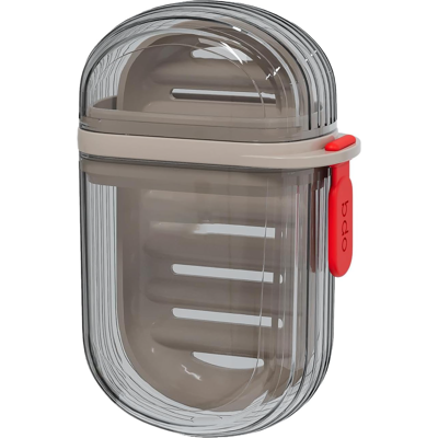 OEM Boîte À Savon Portable Avec Bac De Récupération (grise) - Publicité OEM Boîte À Savon Portable Avec Bac De Récupération (grise) - Publicité