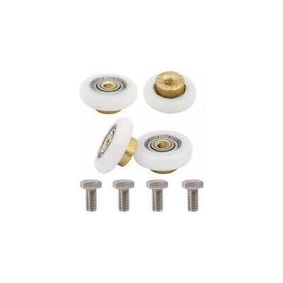 OEM Pack De De 4 Roulettes De Rechange , Xu,pour Porte De Douche 19 Mm De Diamètre, Produit Qualité Supérieure, Durable Et Fiable, Matériaux Sélectionnés, Conforme Normes - Publicité OEM Pack De De 4 Roulettes De Rechange , Xu,pour Porte De Douche 19 Mm De Diamètre, Produit Qualité Supérieure, Durable Et Fiable, Matériaux Sélectionnés, Conforme Normes - Publicité