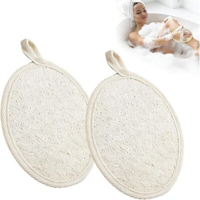 OEM 2 Pièces Eponge Luffa, Filet De Douche Exfoliant, Accessoire Bain Naturel, Pour Corps Dos Visage, Jaune - Publicité OEM 2 Pièces Eponge Luffa, Filet De Douche Exfoliant, Accessoire Bain Naturel, Pour Corps Dos Visage, Jaune - Publicité