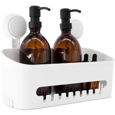 OEM Etagère De Douche - Ventouse Serviteur De Douche Sans Perçage Ventouse Panier De Douche Amovible Pour Salle De Bain Panier Rangement Douche & Cusine Pour Shampooing Revitalisant Savon - Publicité OEM Etagère De Douche - Ventouse Serviteur De Douche Sans Perçage Ventouse Panier De Douche Amovible Pour Salle De Bain Panier Rangement Douche & Cusine Pour Shampooing Revitalisant Savon - Publicité