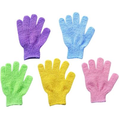 OEM Lot De 5 Gants Exfoliants Pour Le Corps, Accessoires De Salle De Bain, Gants De Gommage, Gants De Douche, Gants De Bain À Récurer - Publicité OEM Lot De 5 Gants Exfoliants Pour Le Corps, Accessoires De Salle De Bain, Gants De Gommage, Gants De Douche, Gants De Bain À Récurer - Publicité